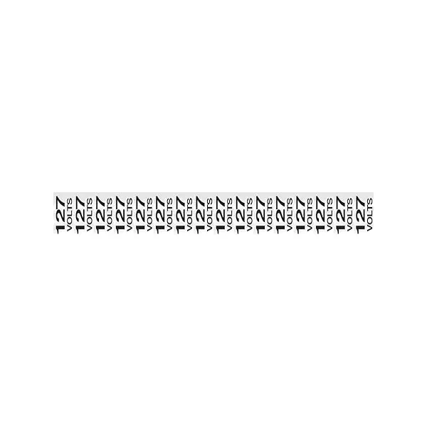 PLACA 5X25 127V ALUMINIO 100DK