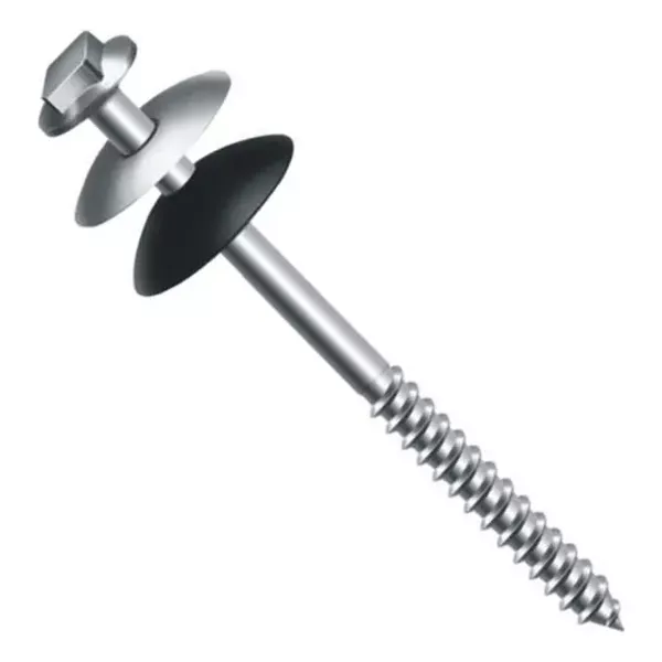 PARAFUSO PARA TELHA 15CM COMPLETO TEMFIX 5UN | FEDERZONI CASA & CONSTRUÇÃO