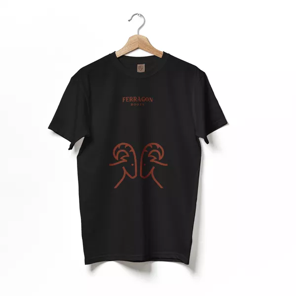 Camiseta Masculina Ferragon Boots Preta | FERRAGON BOOTS