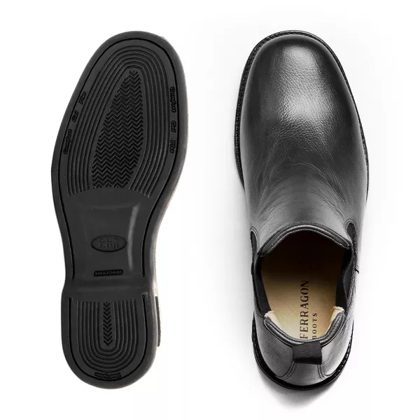 Botina Masculina Quarto de Milha Floater Preto | FERRAGON BOOTS
