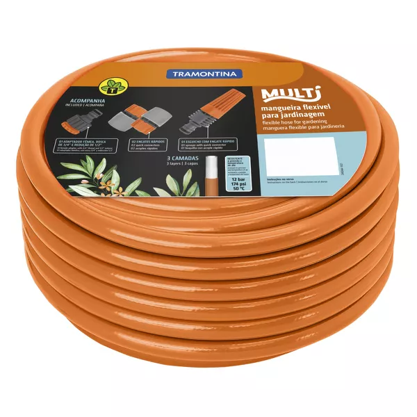 Mangueira De Jardim Super Flex Com Engate