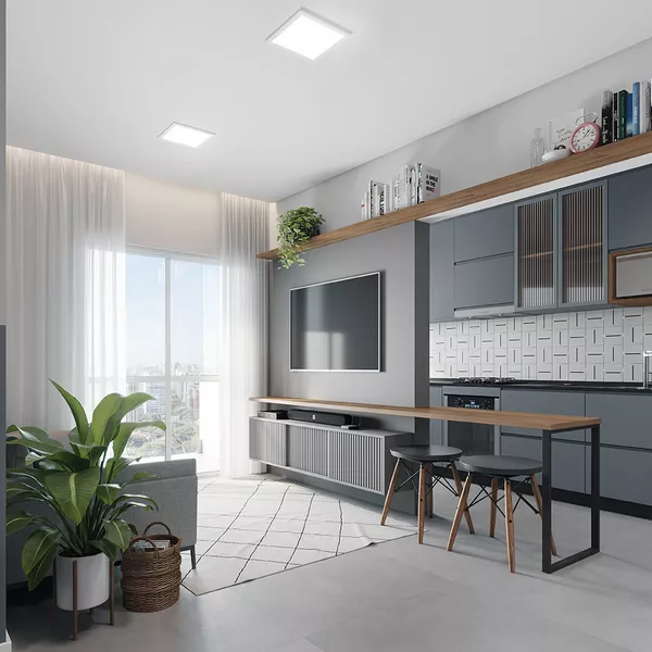 PAINEL LED DE EMBUTIR QUADRADO 12W BIVOLT AVANT