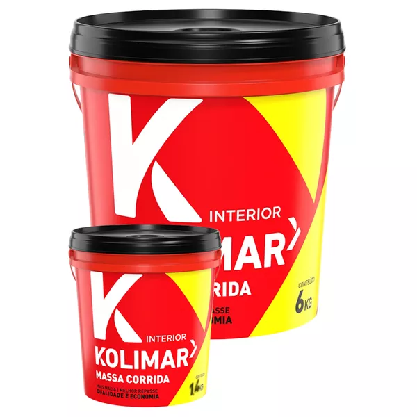 MASSA CORRIDA PVA 6KG KOLIMAR