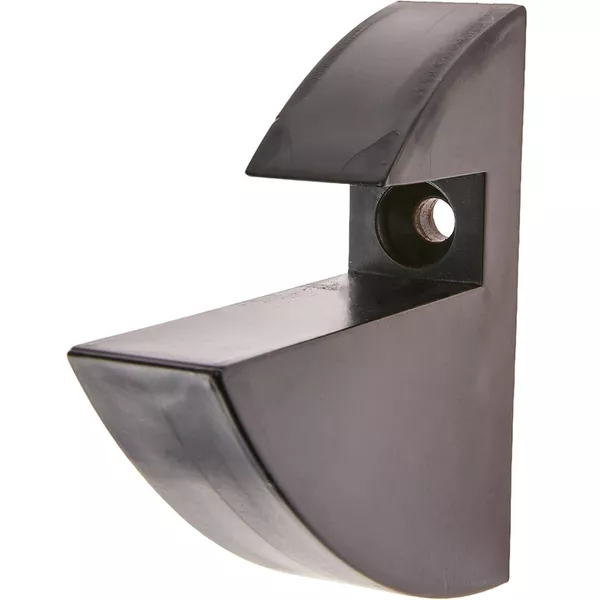 PRATELEIRA EM MDP COM SUPORTE CLIP 25CM PRETA
