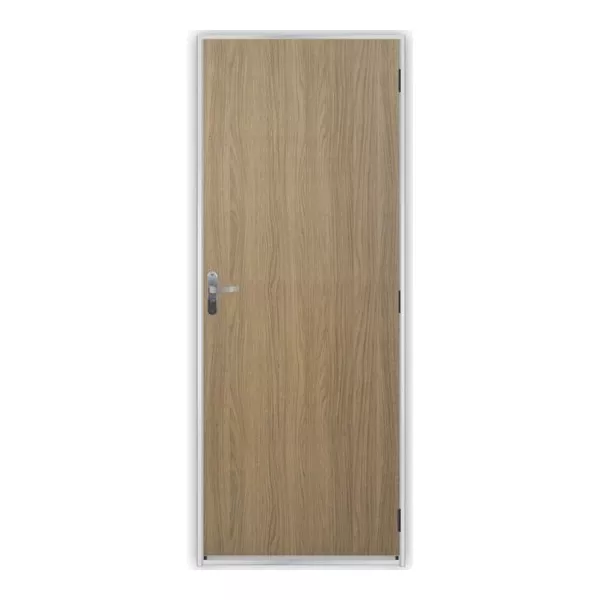 KIT PORTA PRONTA MGM AÇOMAD CARVALHO ALPHA 215X65CM DIREITA