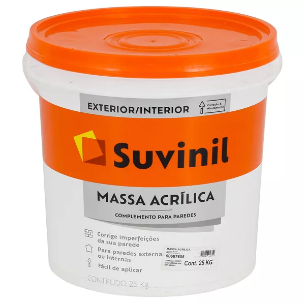 MASSA ACRILICA 25KG SUVINIL