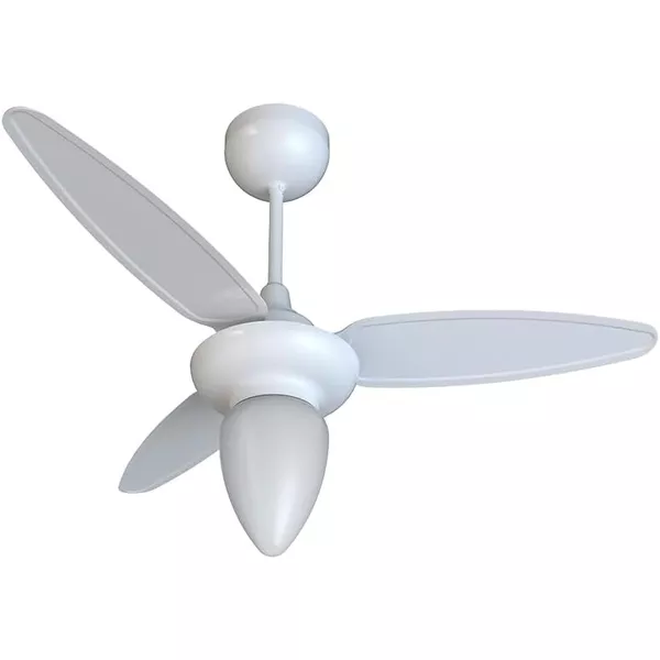 VENTILADOR DE TETO WIND INVERTER BRANCO 3 PÁS COM CONTROLE BIVOLT VENTISOL