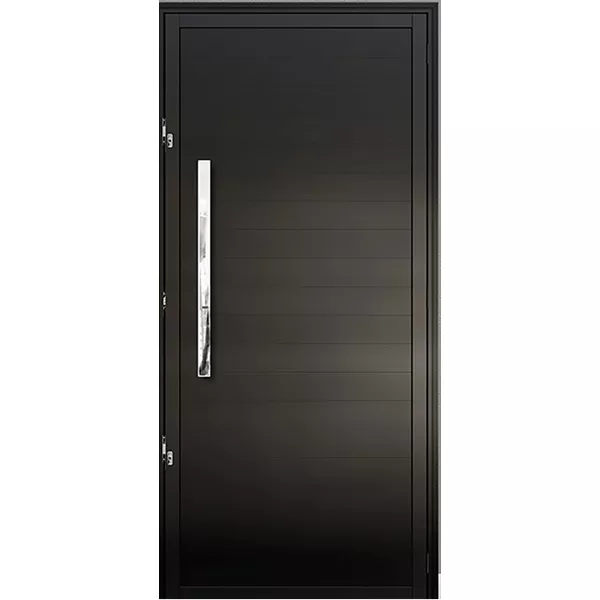 PORTA PIVOTANTE TOTAL PALACE PRETA 1 FOLHA 210X100 DIREITA LÍDER