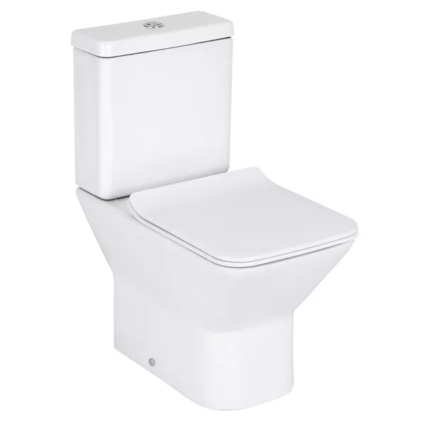 KIT VASO SANITÁRIO COM CAIXA ACOPLADA E ASSENTO BRANCO DUPLO ACIONAMENTO - DECA