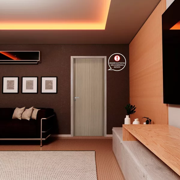 PORTA LISA MGM CARVALHO ALPHA 210X60CM | FLUZÃO CONSTRUÇÃO