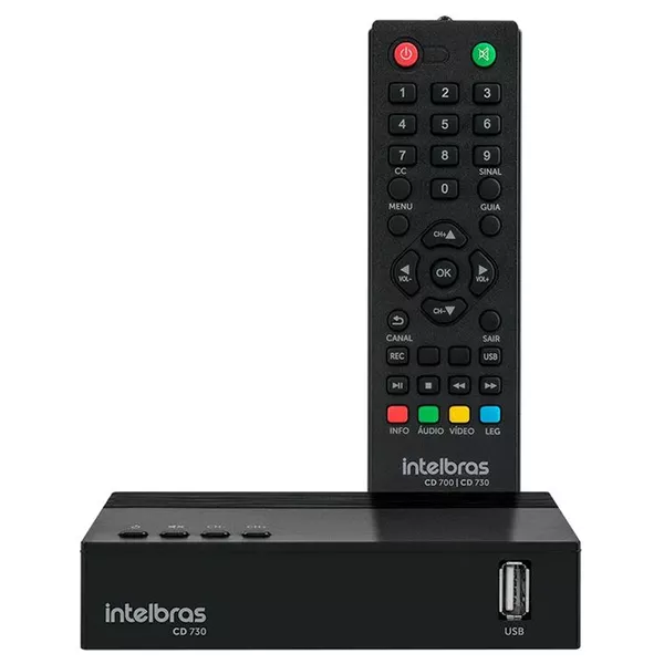 CONVERSOR DIGITAL DE TV C GRAVADOR CD 730 | FLUZÃO CONSTRUÇÃO