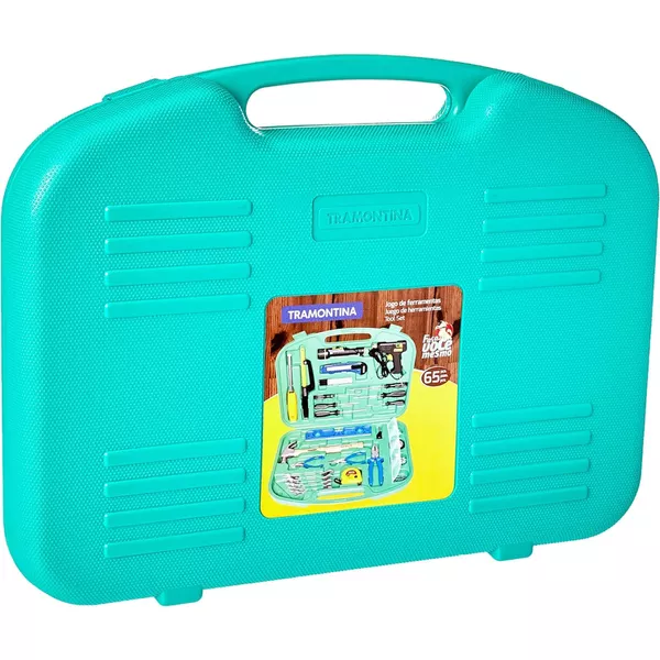 MALETA COM FERRAMENTAS 65 PEÇAS TRAMONTINA 41191/165 | FLUZÃO