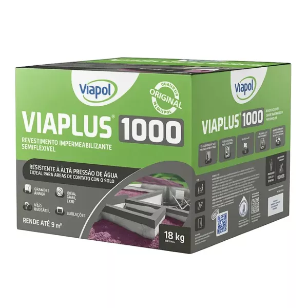 VIAPOL VIAPLUS 1000 CX 18 KGS | FLUZÃO CONSTRUÇÃO