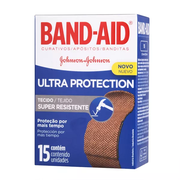 CURATIVO BAND-AID ULTRA PROTEÇÃO 15 UN 