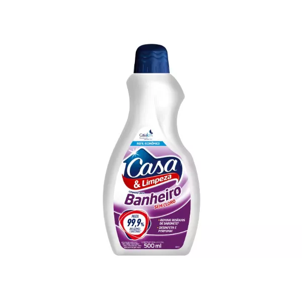 LIMPA BANHEIRO CASA & LIMPEZA REFIL 500 ML