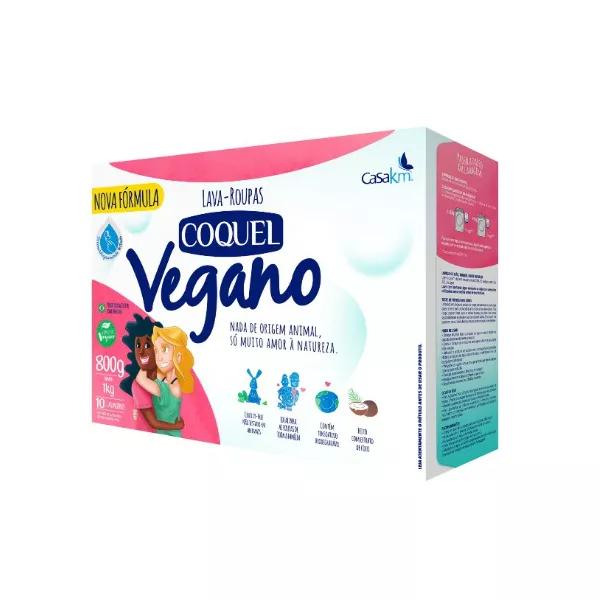 LAVA ROUPAS EM PÓ COQUEL VEGANO 800 G