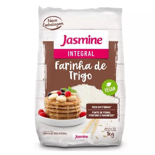 FARINHA TRIGO INTEGRAL JASMINE 1 KG 
