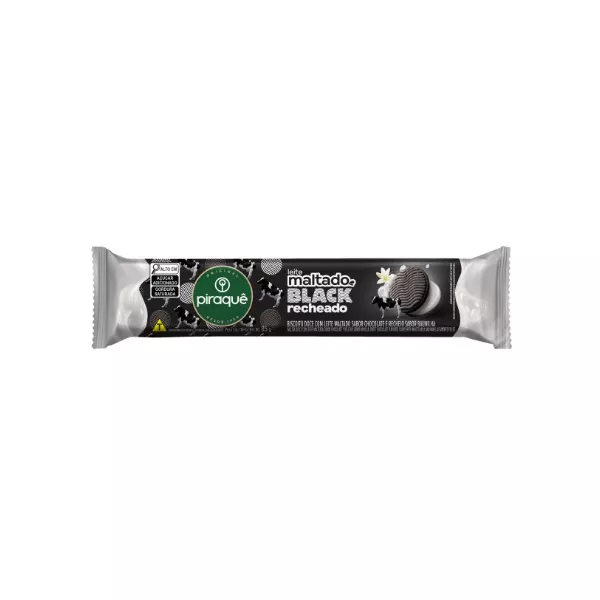 RECHEADO PIRAQUÊ MALTADO BLACK C/ RECH BAUNILHA 85 G 