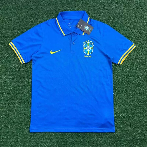 Camisa Gola Polo Brasil 21/22 - Azul - torcedor - ...