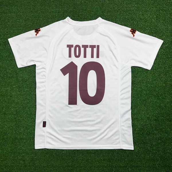 Camisa RetrÔ Roma Away II 2000/01 - TOTTI #10 – Br...