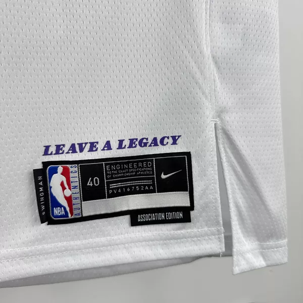NBA Lakers o'neal 34 Branca - Silk | FUTCAMISA