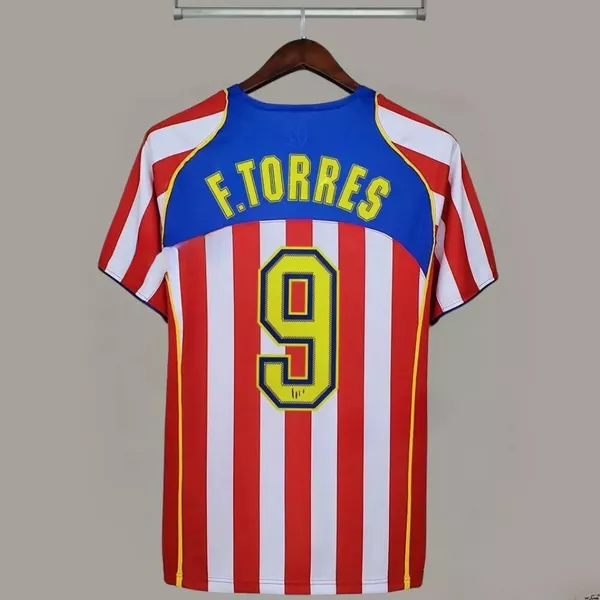アトレティコ・マドリード F. TORRES シャツ Lサイズ CAMISA RETRÔ ATLÉTICO DE MADRID F.TORRES 9 - 2004 | FUTCAMISA