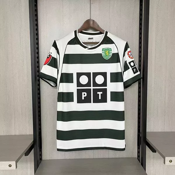 Camisa Retrô Sporting Portugal Cristiano Ronaldo 28- 2001/03