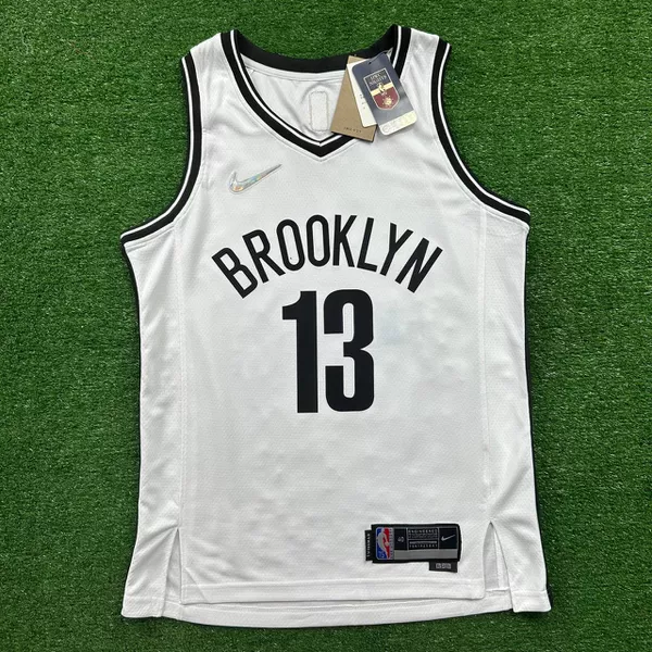 NBA Brooklyn Nets Home - HARDEN #13 - 75 ANOS - BR... - FORTAL IMPORTADORA