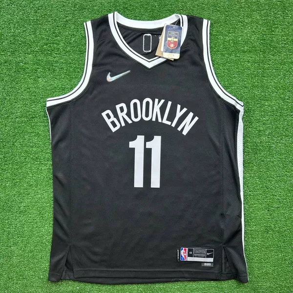 NBA Brooklyn Nets Irving #11 - 75 ANOS - Preta - N... - FORTAL IMPORTADORA
