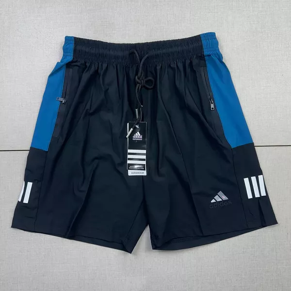Short Adidas Dry Fit - Masculino - Preto/Azul - Ad... - FORTAL IMPORTADORA