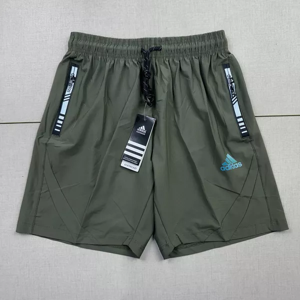 Short Adidas Dry Fit - Masculino - Verde Militar -... - FORTAL IMPORTADORA