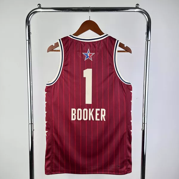 NBA All Star Game 23/24 Devin Booker #1 Vermelho -... - FORTAL IMPORTADORA