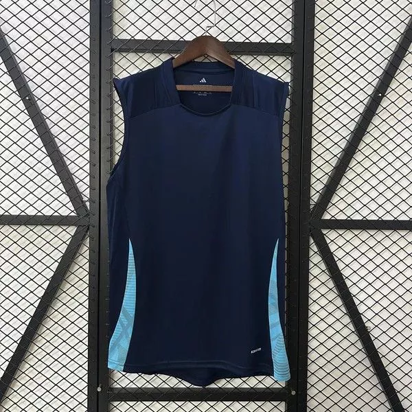 Regata Flamengo Treino 25/26 - Azul Escuro #silkad... - FORTAL IMPORTADORA