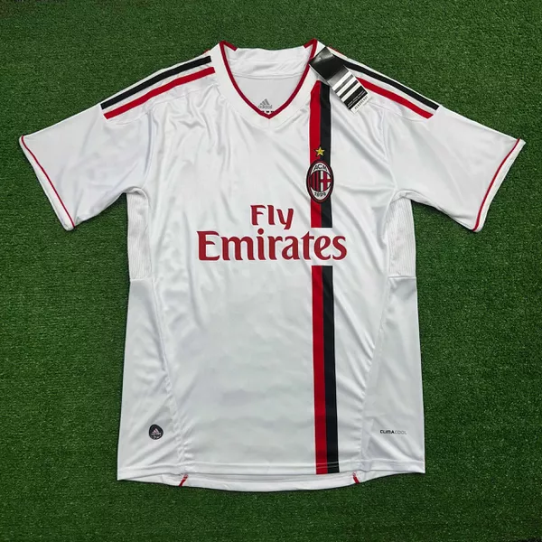 Camisa Retrô AC Milan Home I 11/12 – Ibrahimović #11 – Branca