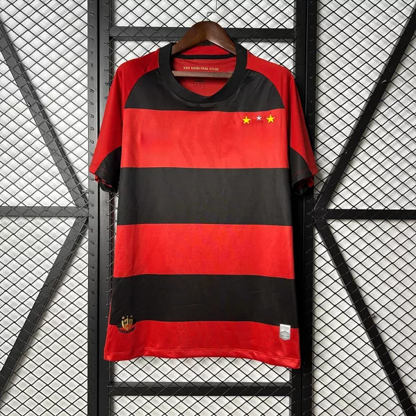 Camisa Recife Home I 25/26 - Vermelha e Preta - To...