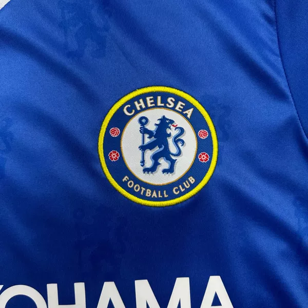 Camisa Retrô Chelsea Home I 17/18 - Kanté #7 - Azul - Masculina