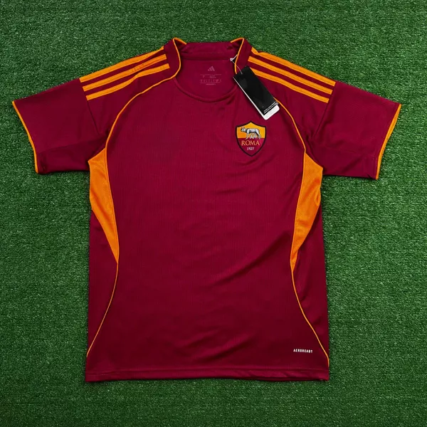 Camisa Roma Home I 25/26 - Vermelha - Torcedor Mas...