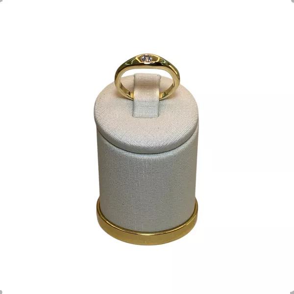 Anel Regulável Vintage Ponto Luz Semijoia Banhado A Ouro 18k