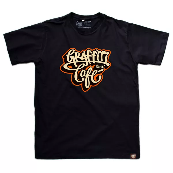 Camiseta Graffiti com Café - Preta - Graffiti com Café