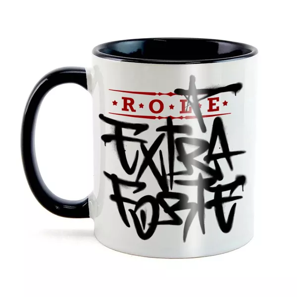 Caneca porcelana Graffiti com Café Extra Forte - Graffiti com Café