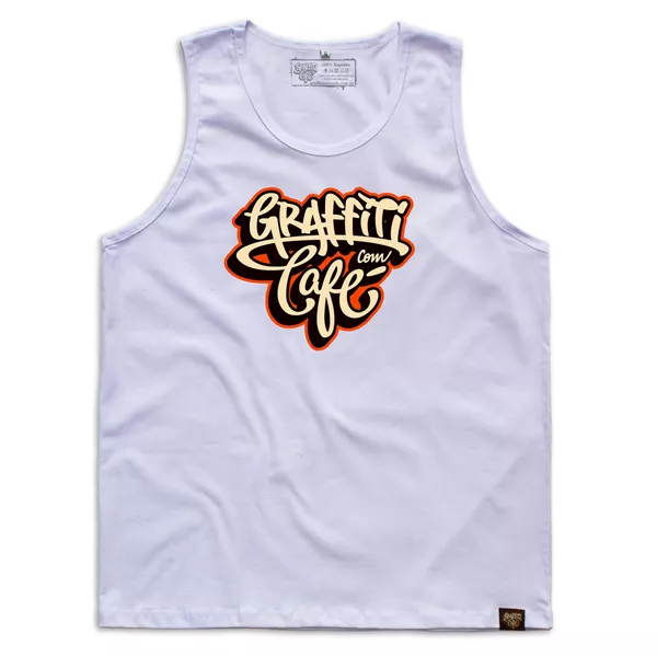 Regata Graffiti com Café - Branca - Graffiti com Café