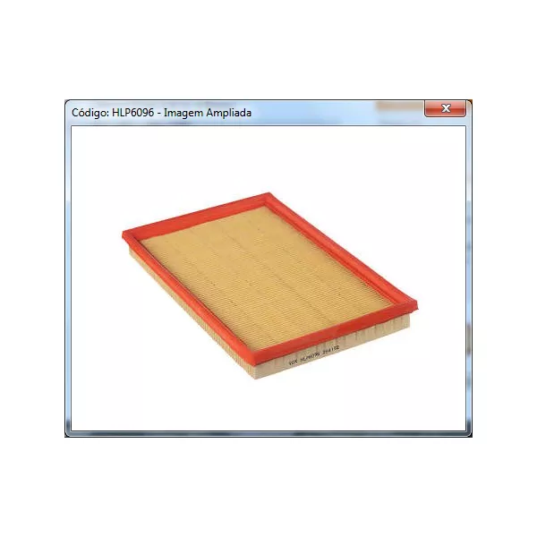 Filtro Ar VOX Filters HLP6096 - Grupo Celinho Autopeças