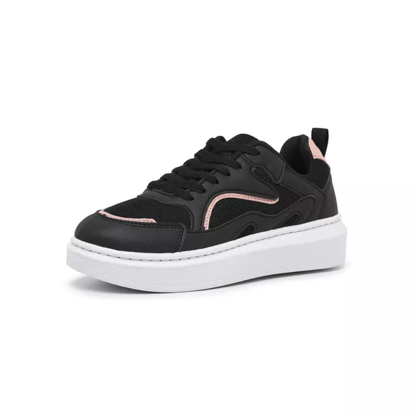 Tênis Anna Feminino Preto e Branco | Hella Shoes