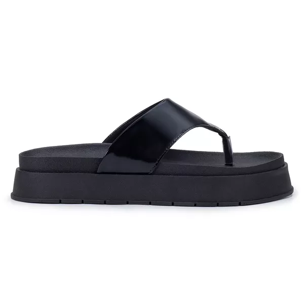 Sandália Papete Feminina Anita Preta - Hella Shoes