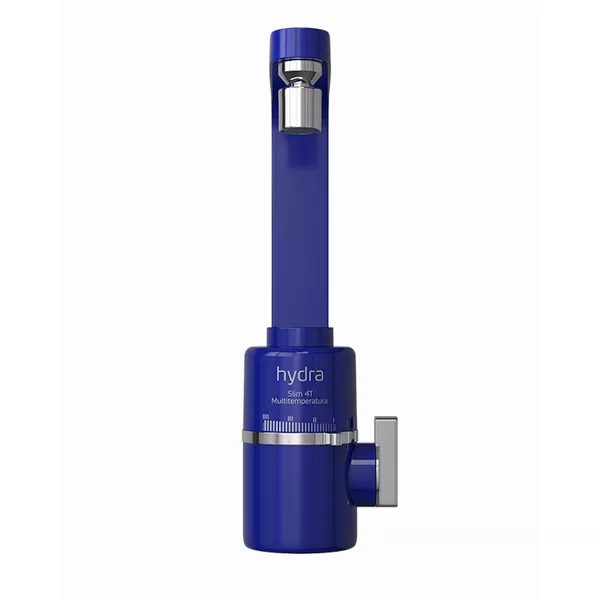 Torneira Elétrica de Mesa Hydra Slim 4t Azul 127v 5500w