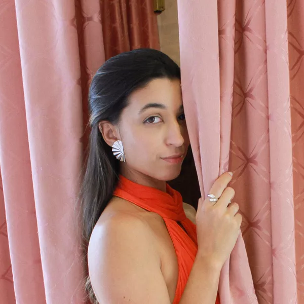 Anel Duas Gotas Folheado em Prata 925