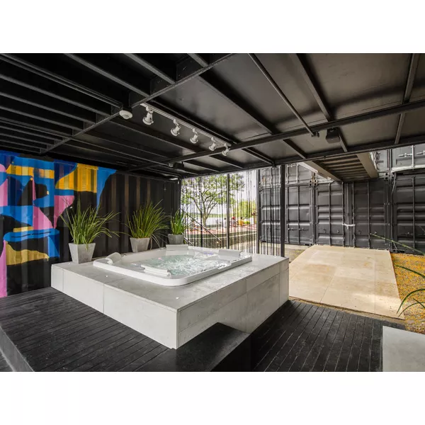 Spa My Place Lounge 200 5 Pessoas 2,02x2,02 m Axell - SPAMPLS200