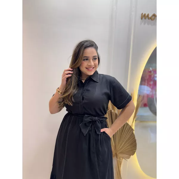 Vestido Valéria Preto 