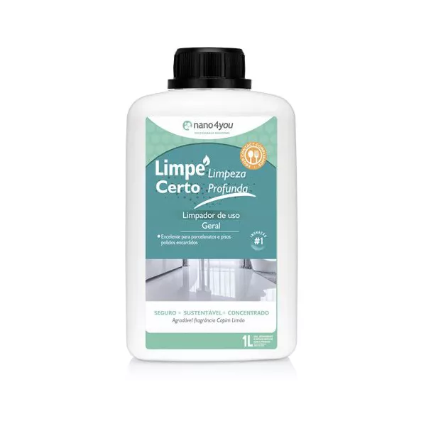 LIMPE CERTO LIMPEZA PROFUNDA 1L - NANO4YOU | Impermix | Materiais de ...