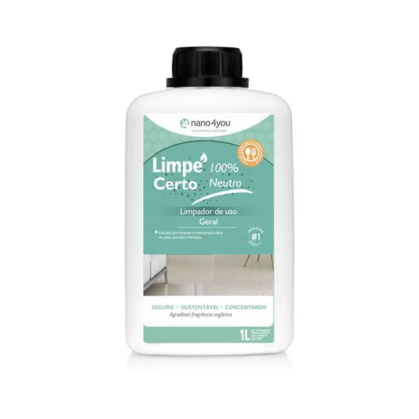 LIMPE CERTO 100% DETERGENTE NEUTRO 1L - NANO4YOU | Impermix | Materiais ...